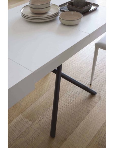 Tavolino trasformabile in tavolo da pranzo Iris di Altacom