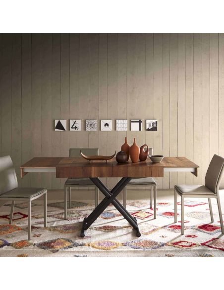 Tavolino trasformabile in tavolo da pranzo Double di Altacom