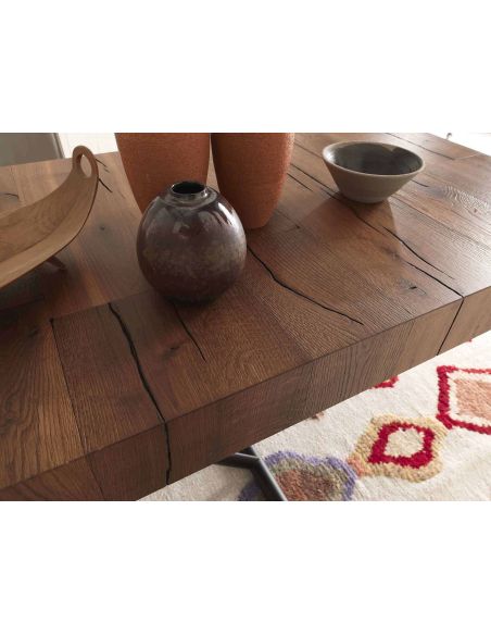 Tavolino trasformabile in tavolo da pranzo Double di Altacom