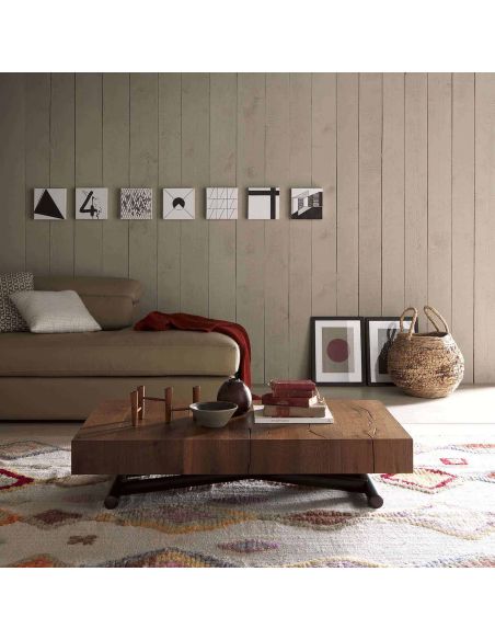 Tavolino trasformabile in tavolo da pranzo Double di Altacom