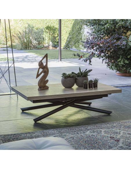 Tavolino che diventa tavolo Lotus di Altacom