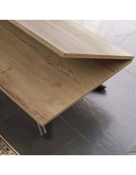 Tavolino che diventa tavolo Lotus di Altacom