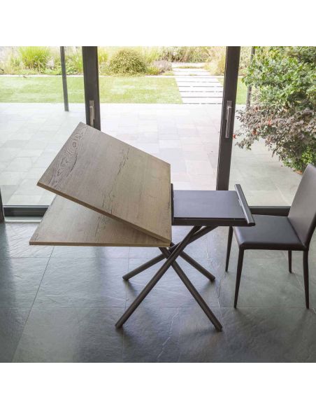 Tavolino che diventa tavolo Lotus di Altacom