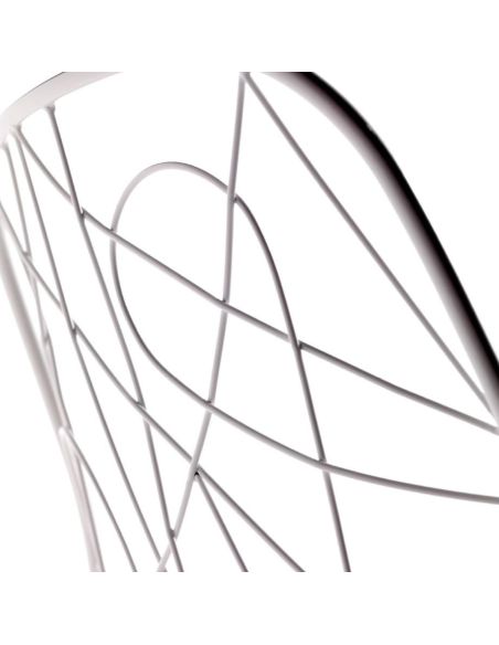 Coppia sedie da cucina in acciaio cromato o verniciato Aria