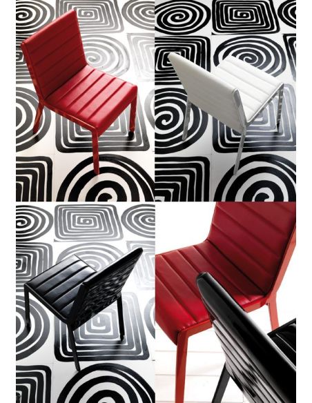 Sedia imbottita per sala da pranzo Mood