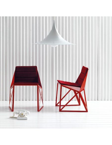 Sedia design moderno in metallo Abarth