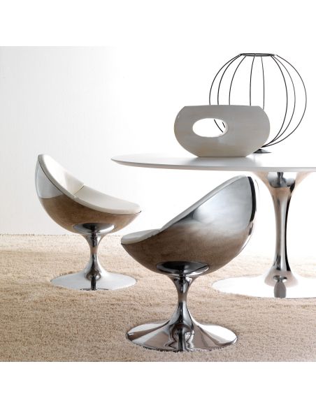 Poltrona design moderno per camera da letto o soggiorno Luna