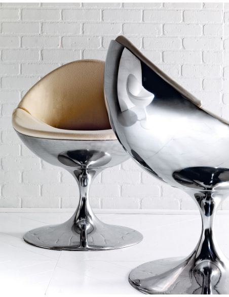 Poltrona design moderno per camera da letto o soggiorno Luna