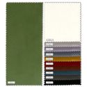 Poltrona design moderno in tessuto o pelle Scoop