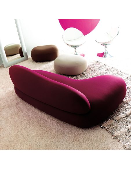 Pouf poggiapiedi design moderno Scoop