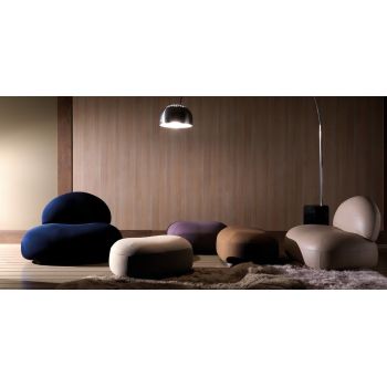 Pouf poggiapiedi design moderno Scoop 2