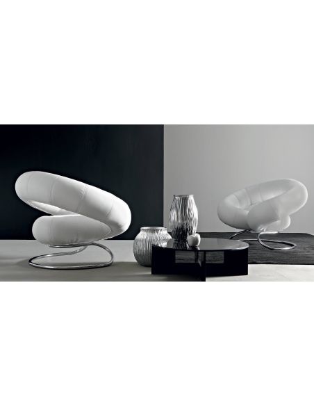 Poltrona design moderno Polis Fissa