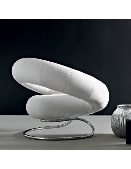 Poltrona design moderno Polis Fissa