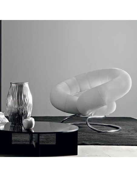 Poltrona design moderno Polis Fissa