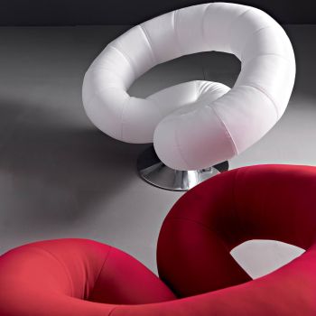 Poltrona design moderno Polis Girevole 2