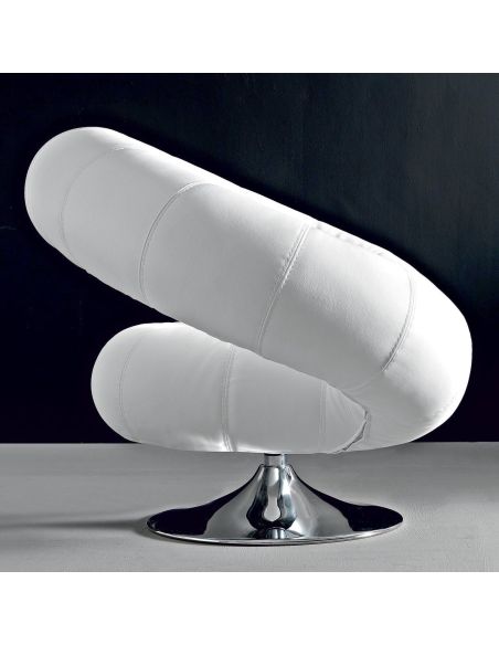 Poltrona design moderno Polis Girevole