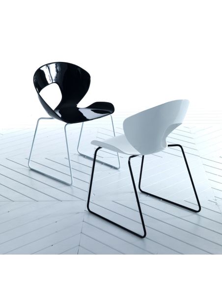 Sedia da cucina Minima Cantilever