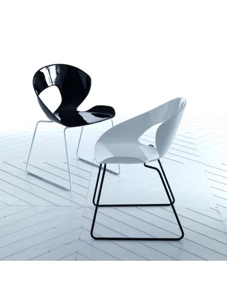 Sedia da cucina Minima Cantilever