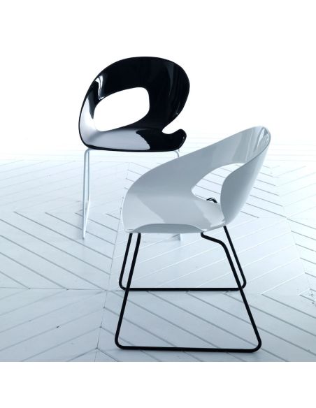 Sedia da cucina Minima Cantilever