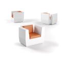Poltrona da giardino in polietilene Big Cut by Plust