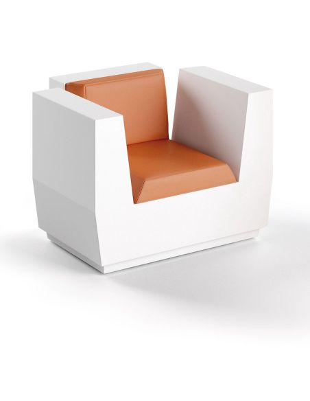 Poltrona da giardino in polietilene Big Cut by Plust Poltrona da giardino in polietilene Big Cut by Plust