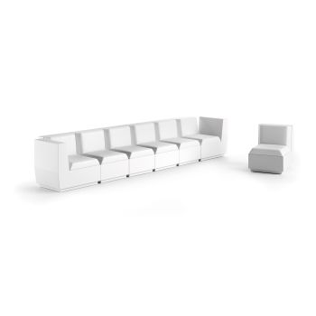 Poltrona da giardino in polietilene Big Cut Corner by Plust 2