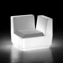 Poltrona da giardino in polietilene Big Cut Corner by Plust