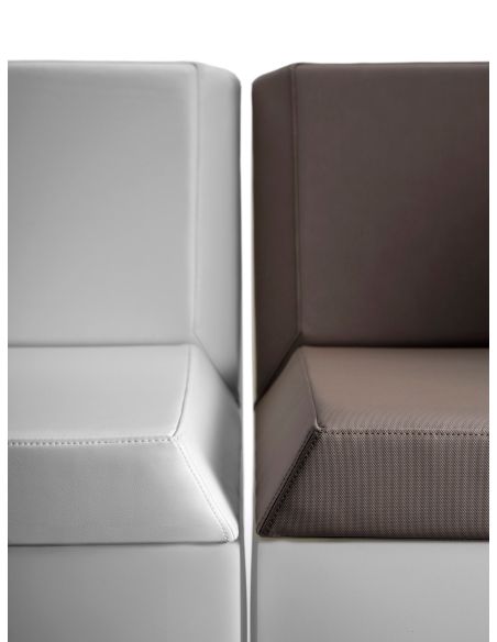 Poltrona da giardino in polietilene Big Cut Module by Plust Poltrona da giardino in polietilene Big Cut Module by Plust