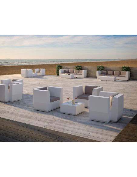 Poltrona da giardino in polietilene Big Cut Module by Plust Poltrona da giardino in polietilene Big Cut Module by Plust