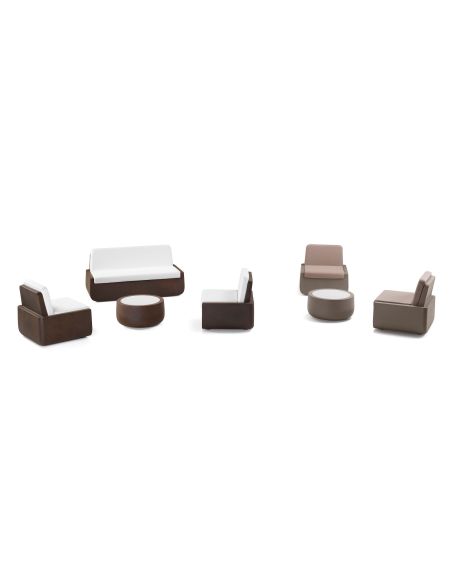 Divano da esterno in polietilene Bold by Plust