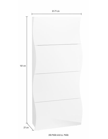 Scarpiera salvaspazio design moderno Surf 4 Scarpiera salvaspazio design moderno Surf 4