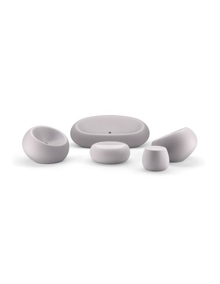 Pouf da esterno in polietilene Boom by Plust