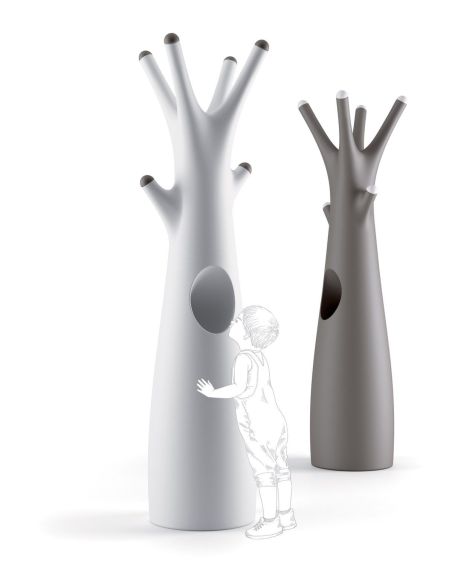 Attaccapanni da terra design moderno con contenitore Godot