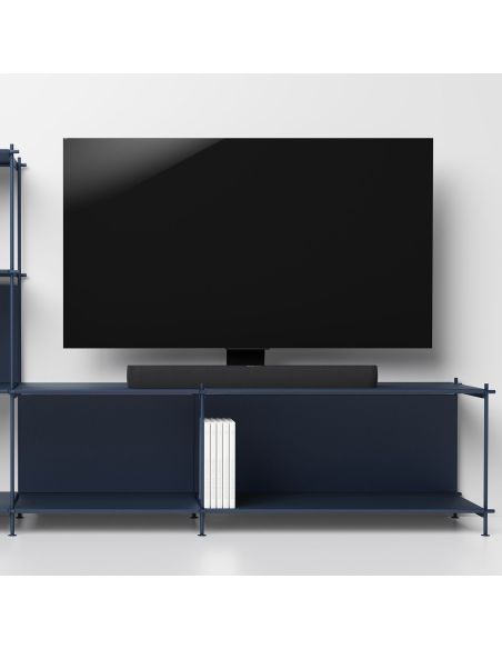 Mobile porta TV in acciaio e laminato Miyoko 34