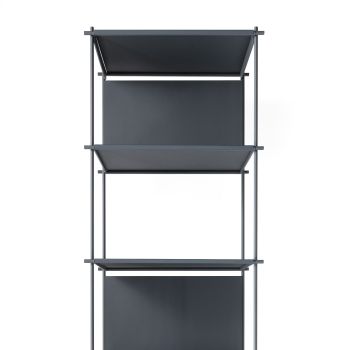 Libreria a colonna verticale in acciaio Miyoko A 2