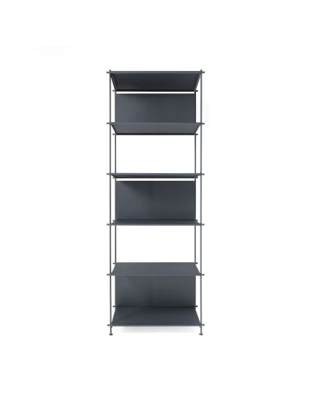 Libreria a colonna verticale in acciaio Miyoko B
