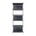 Libreria a colonna verticale in acciaio Miyoko B