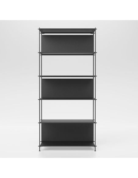 Libreria a colonna verticale in acciaio Miyoko C