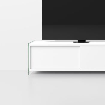 Mobile porta TV in vetro e laminao Tibor 2