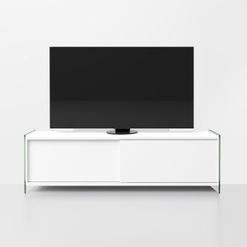 Mobile porta TV in vetro e laminao Tibor