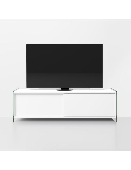 Mobile porta TV in vetro e laminao Tibor