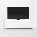 Mobile porta TV in vetro e laminao Tibor