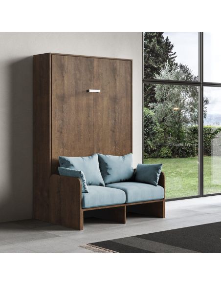 Letto a scomparsa con divano una piazza e mezza Lexton