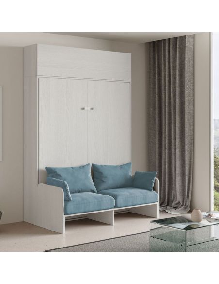 Letto matrimoniale a scomparsa con divano e pensile Lexton Letto matrimoniale a scomparsa con divano e pensile Lexton