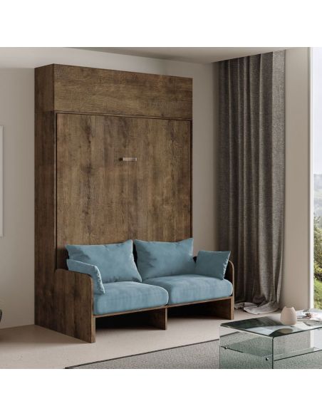 Letto matrimoniale a scomparsa con divano e pensile Lexton Letto matrimoniale a scomparsa con divano e pensile Lexton