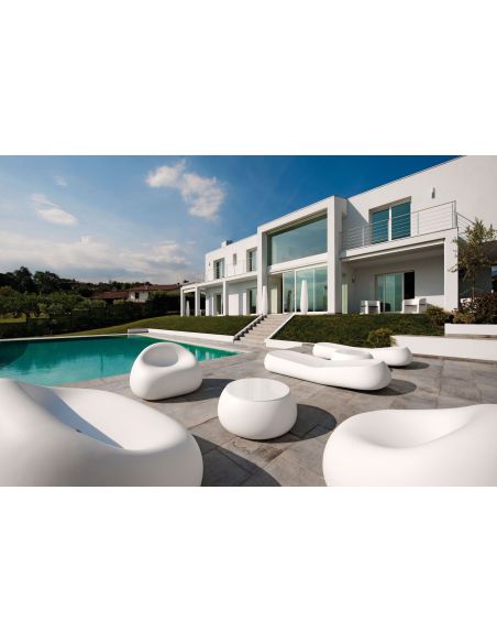 Poltrona da giardino in polietilene Gumball by Plust