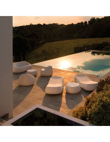 Poltrona da giardino in polietilene Gumball by Plust