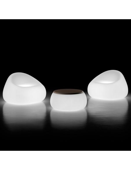 Poltrona da giardino in polietilene Gumball by Plust