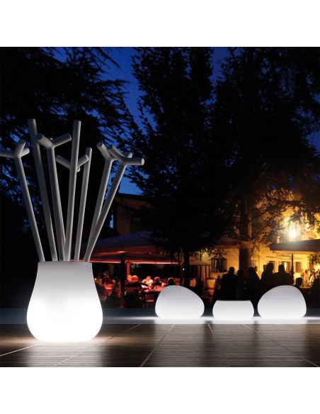 Poltrona da giardino in polietilene Gumball by Plust