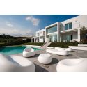 Lettino da giardino in polietilene Gumball by Plust